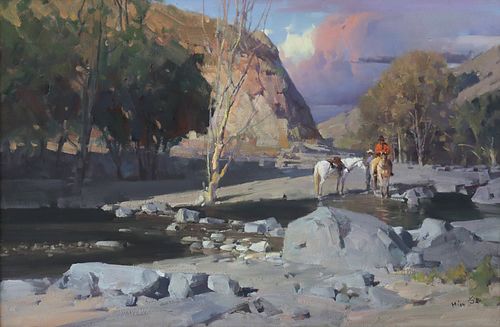 MIAN SITU (B.1953) OIL PAINTING