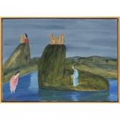 MIAO XIAOCHUN, OIL ON CANVAS,