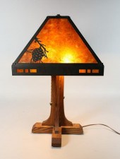 MICA LAMP CO. TABLE LAMPMica t