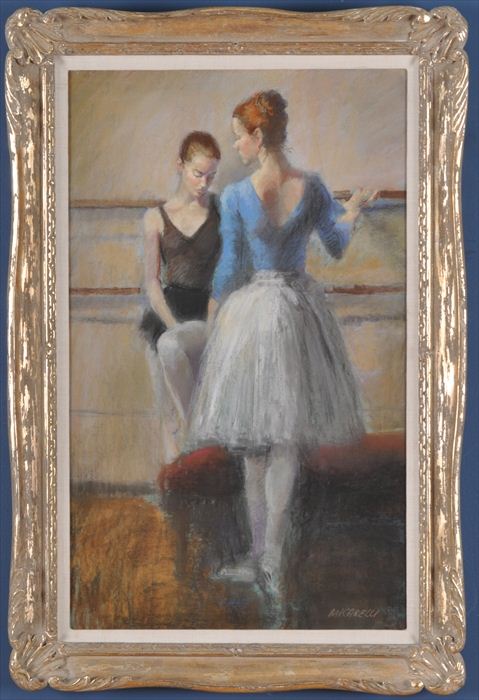 MICARELLI: AT THE BAR Pastel on
