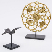 MICHAEL ARAM GILT-METAL ROUNDE