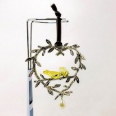 MICHAEL ARAM ORNAMENT, LOVEBIR