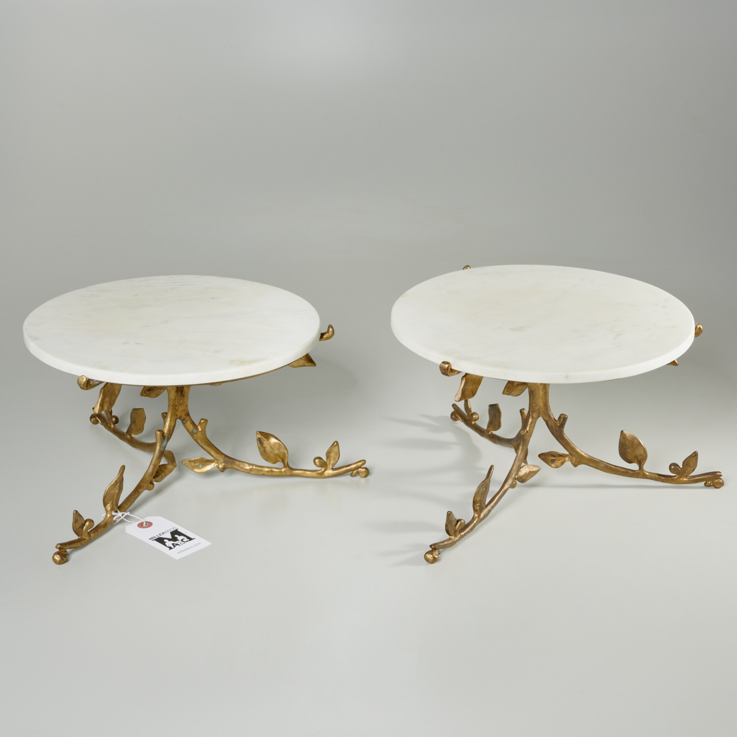 MICHAEL ARAM, PAIR CAKE STANDS