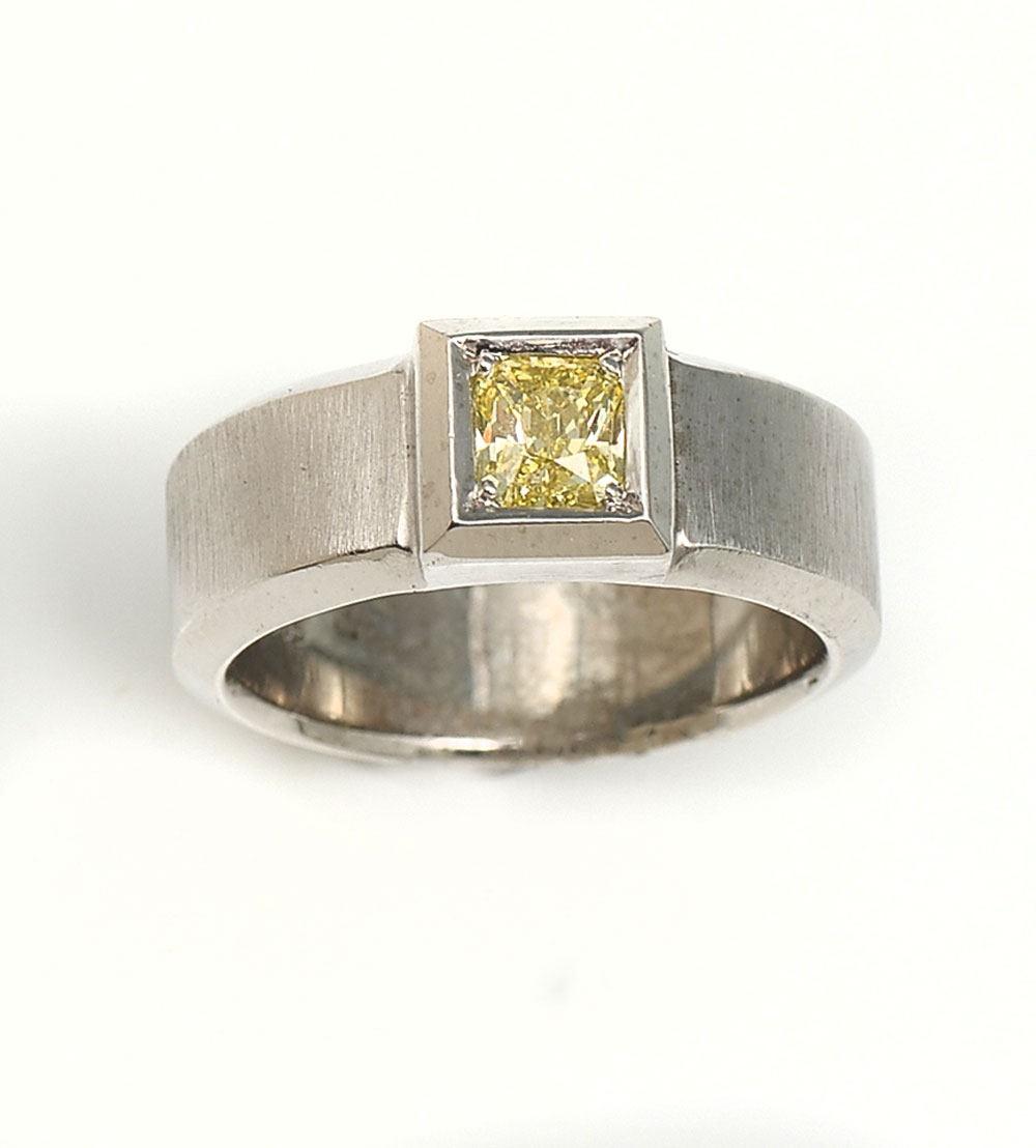 MICHAEL B PLATINUM & YELLOW DIAMOND