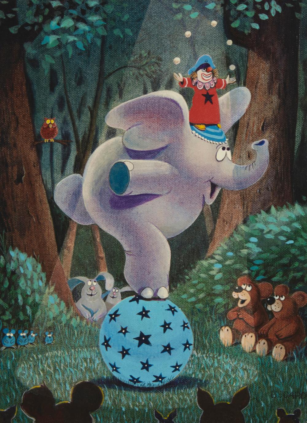 MICHAEL BEDARD (B. 1949), "CIRCUS,"