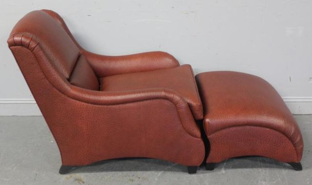 Michael Berman Signed Leather Chair