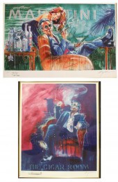 MICHAEL BRYAN TWO PRINTSMICHAE