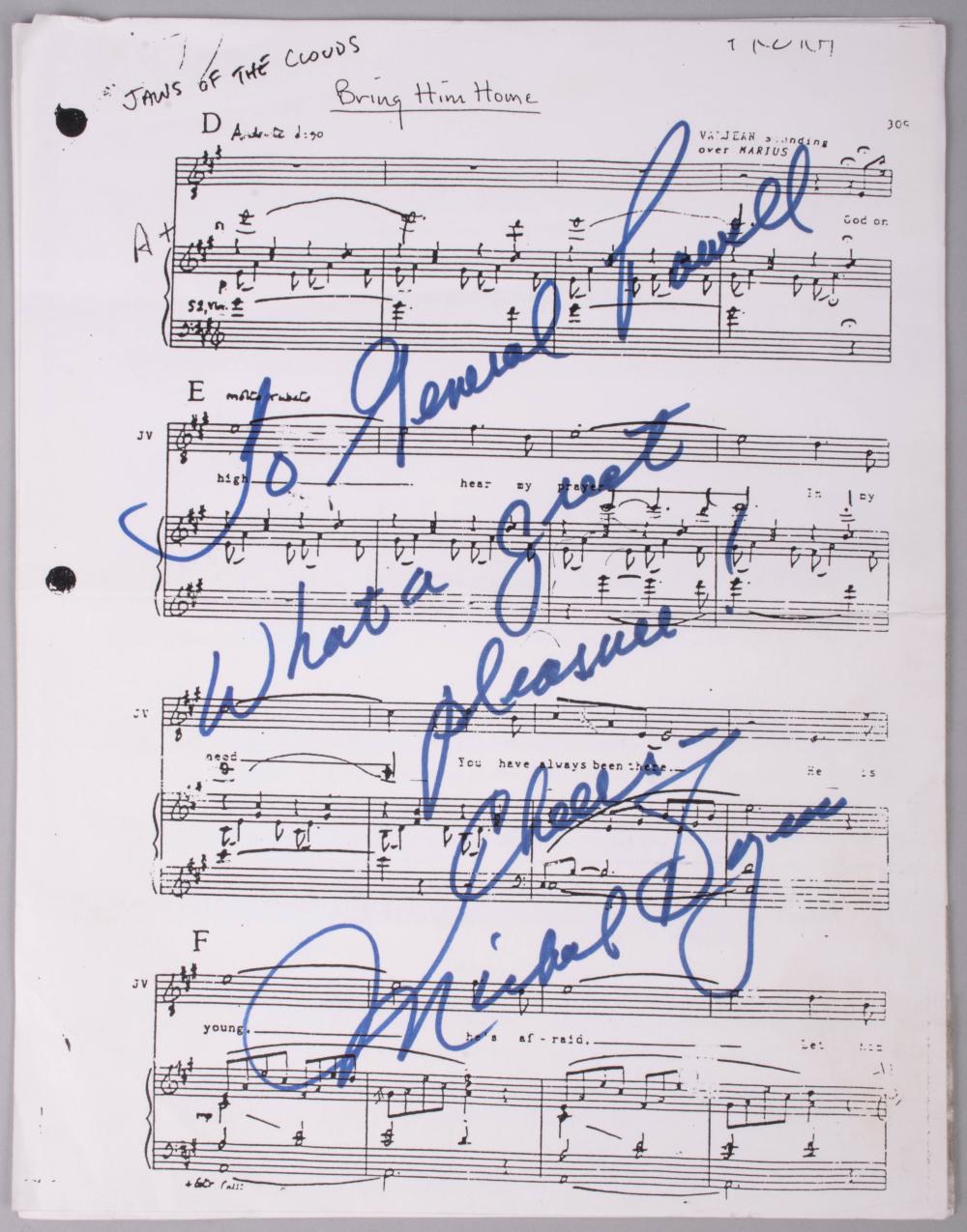 MICHAEL BURGESS, LES MISERABLES