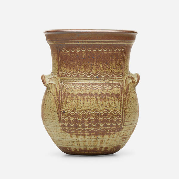 Michael  Casson. Lidded vessel.