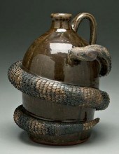 Michael Crocker stoneware snak