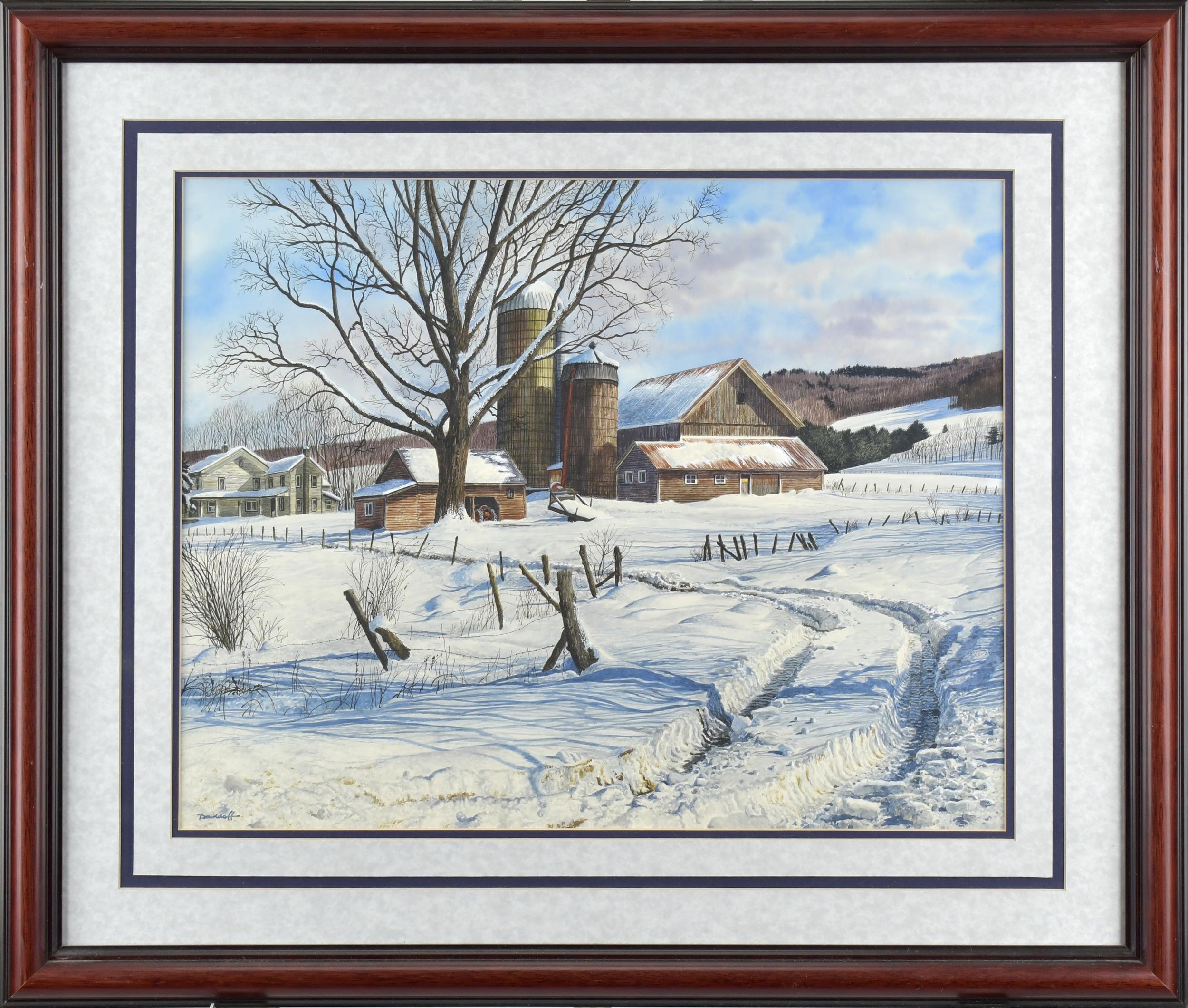 MICHAEL DAVIDOFF WATERCOLOR,
