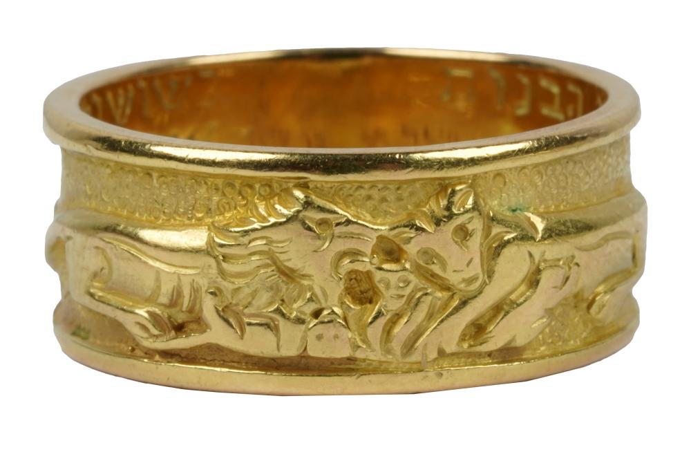 MICHAEL ENDE 22 KARAT YELLOW GOLD