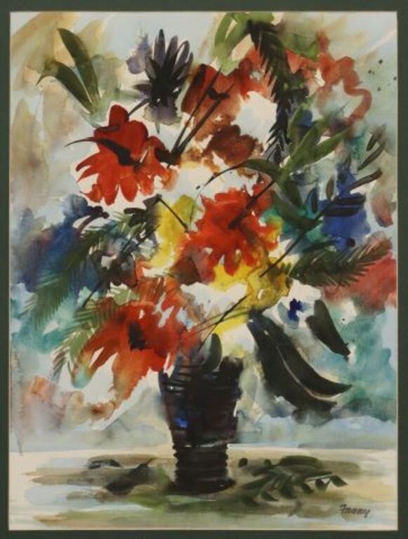 MICHAEL FRARY (D.2005) WATERCOLOR