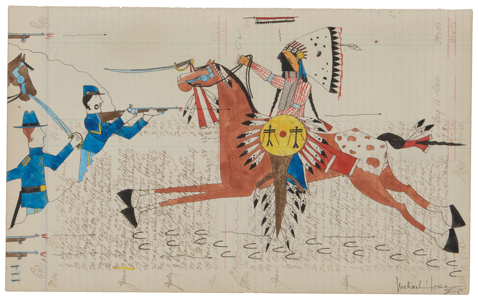 MICHAEL HORSE (B. 1951,
