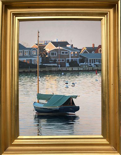MICHAEL J. HARRELL OIL ON ARTIST