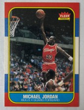 MICHAEL JORDAN 1986 FLEER NBA