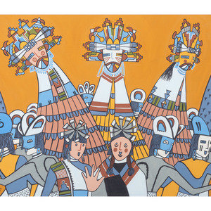 Michael Kabotie (Hopi, 1942-2009)