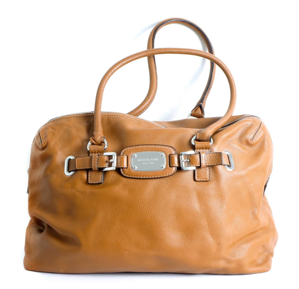 MICHAEL KORS COGNAC LEATHER