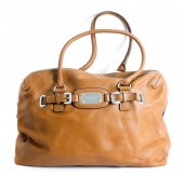 MICHAEL KORS COGNAC LEATHER WE