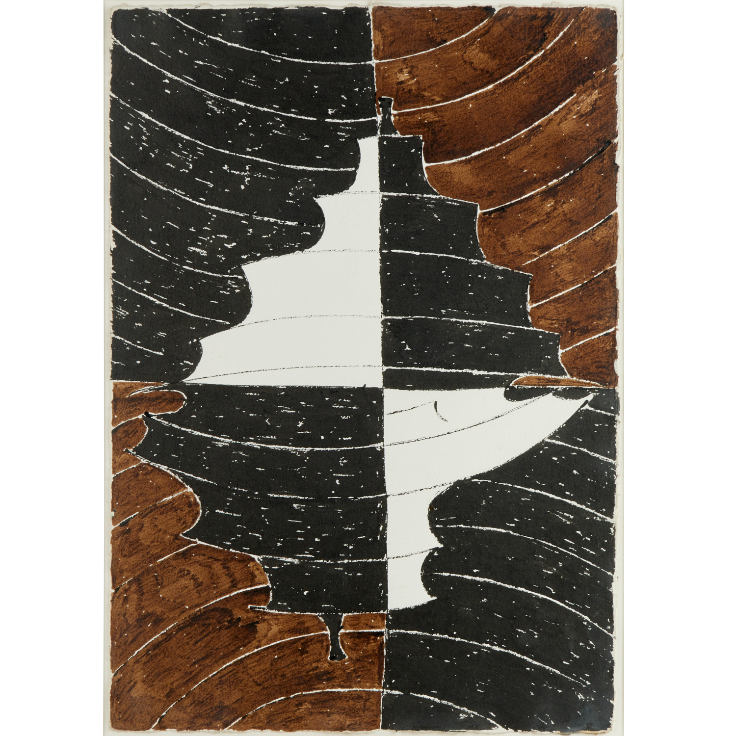 MICHAEL LEKAKIS, INK ON PAPER, 1964