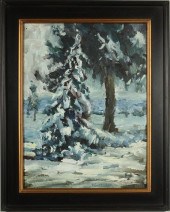 MICHAEL LINDSTROM OIL ON CANVA