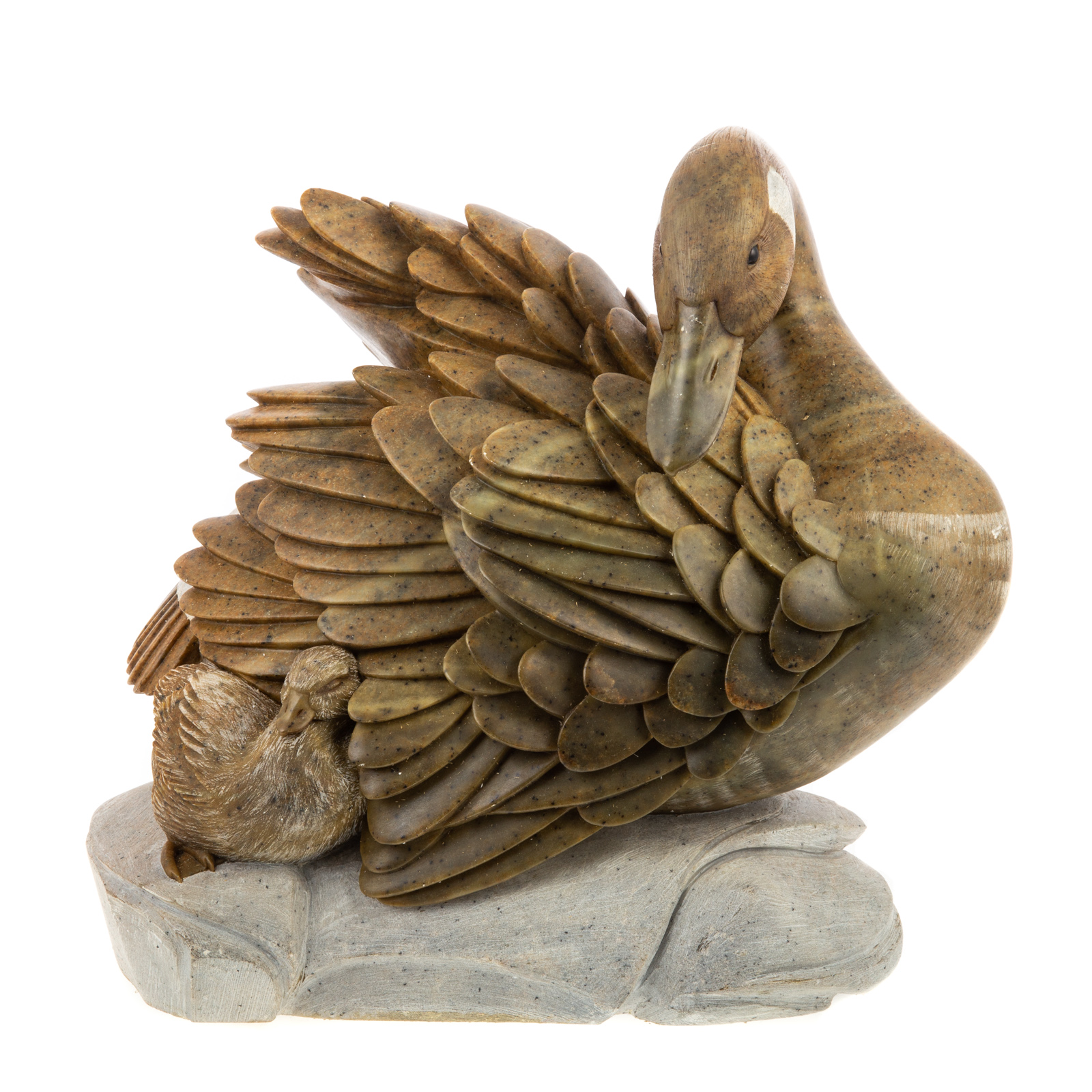 MICHAEL LORD. CANADIAN GEESE, STONE