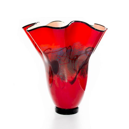 MICHAEL NOUROT LARGE ART GLASS