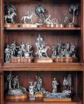 MICHAEL RICKER PEWTER COWBOYS