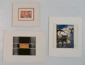 MICHAEL ROTHENSTEIN 3 WOODCUTS