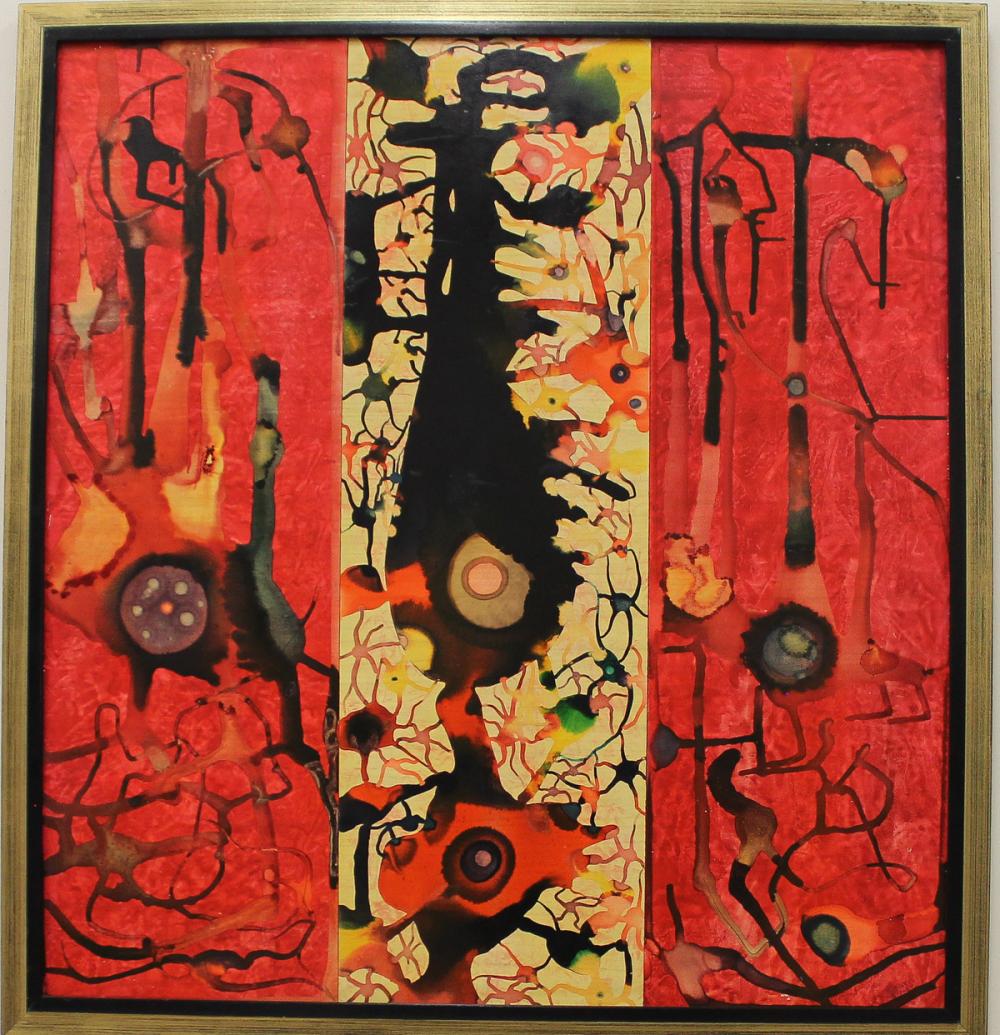 MICHAEL SHARD MIXED MEDIA ON