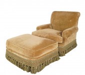 MICHAEL SMITH CLUB CHAIR & OTT