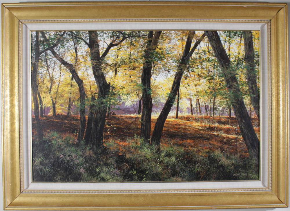 MICHAEL WHEELER ACRYLIC ON