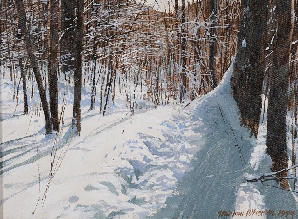 MICHAEL WHEELER, OIL ON CANVASA