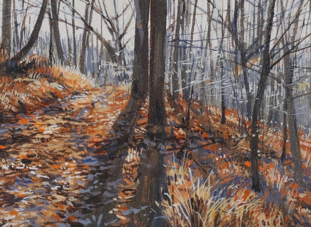 MICHAEL WHEELER, OIL ON CANVASAn