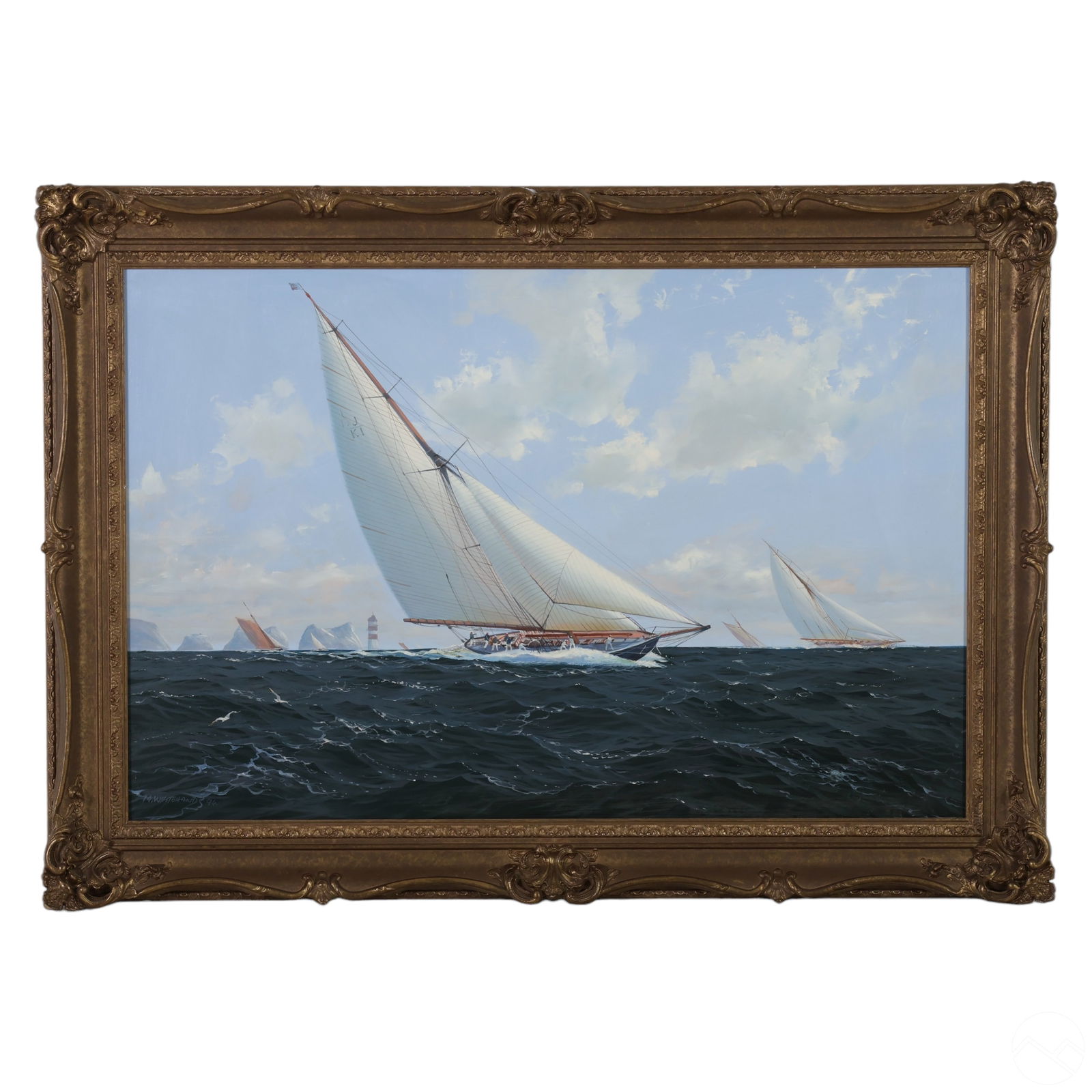 MICHAEL WHITEHAND B.1941 SEASCAPE