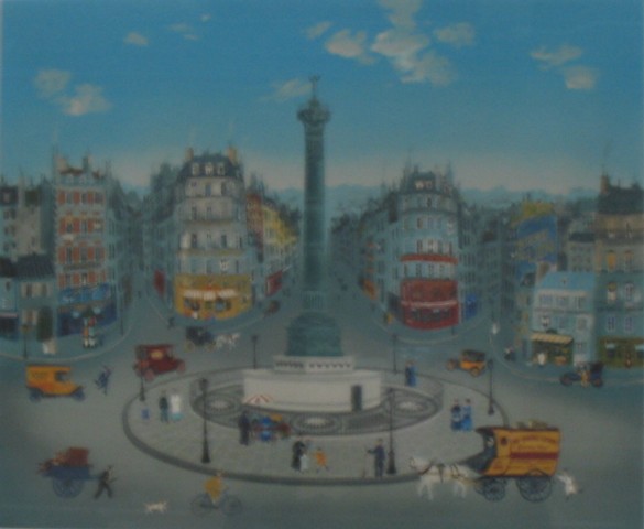 MICHEL DELACROIX COLOR LITHOGRAPH