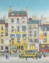 MICHEL DELACROIX, LITHOGRAPH,
