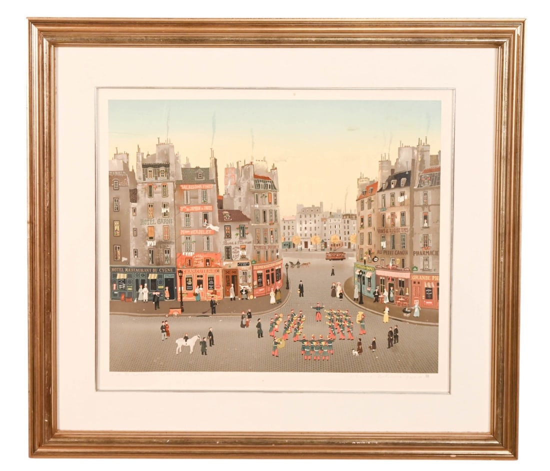 MICHEL DELACROIX SIGNED SERIGRAPH