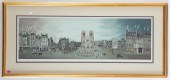MICHEL DELACROIX. "VUE DE PARI