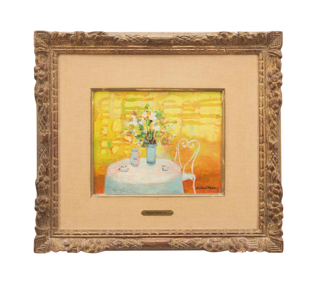 MICHEL HENRY 'LILACS BLANC' OIL