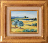 MICHEL JAMART, PAYSAGE, OIL ON
