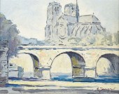 MICHEL JANPOL OIL ON CANVAS PA