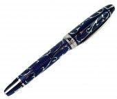 MICHEL PERCHIN BLUE MONOGRAM L