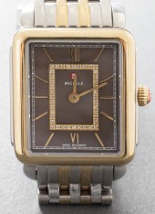 MICHELE DECO II STEEL & GOLD T