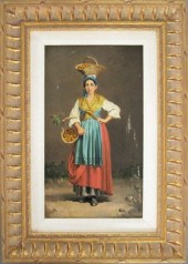 MICHELE RICCI OIL ON WOOD PANE