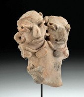 MICHOACAN POTTERY TWO-HEADED P