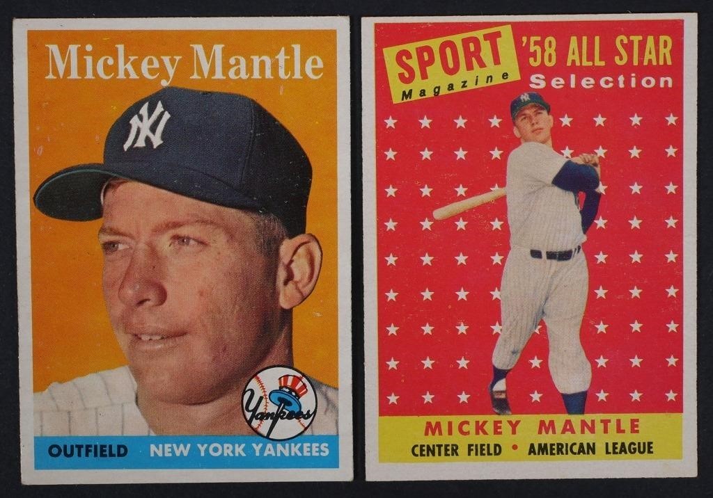 MICKEY MANTLE 1958 TOPPS BASEBALL