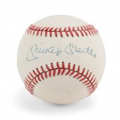MICKEY MANTLE AUTOGRAPHED RAWL