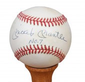 Mickey Mantle signed baseball,