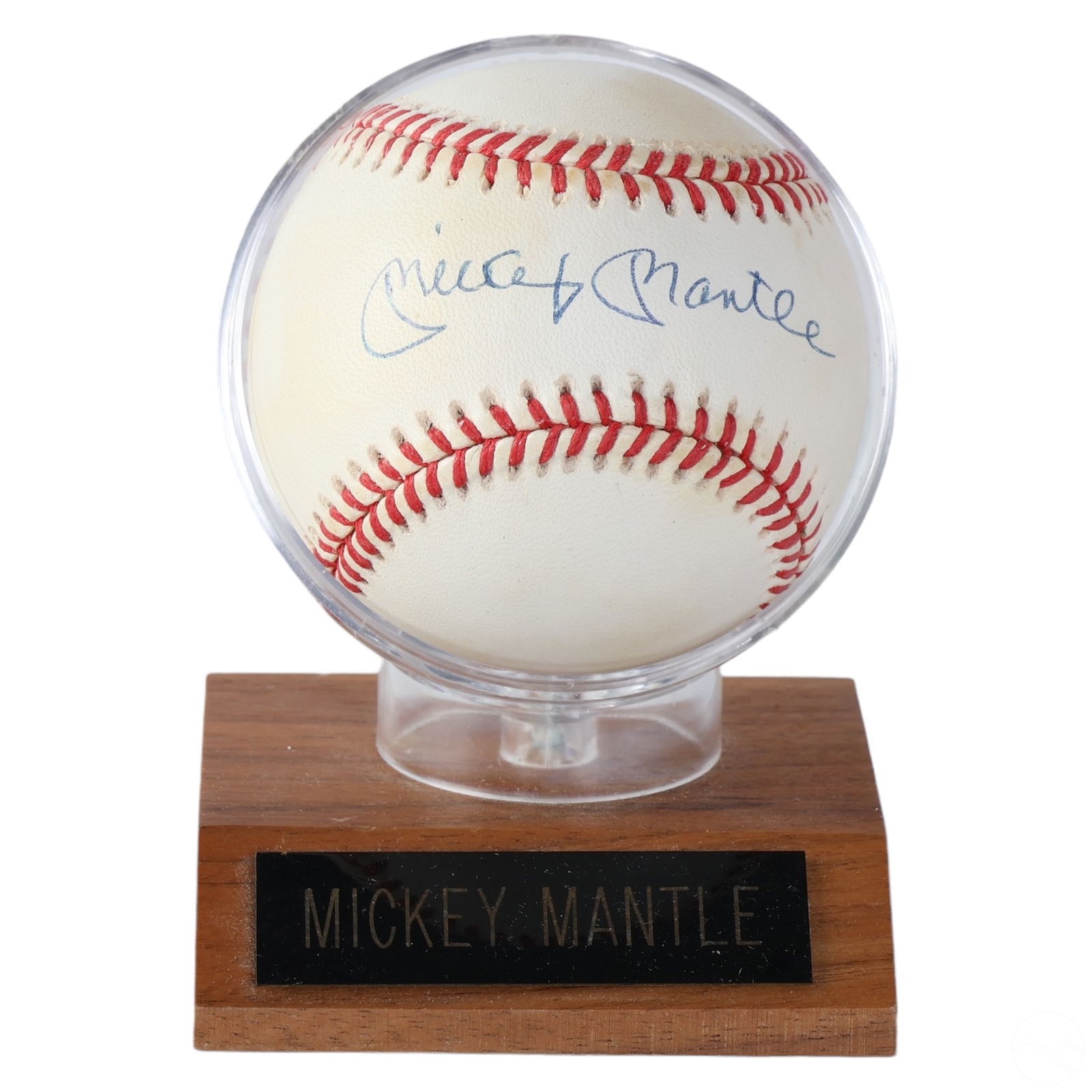 MICKEY MANTLE SIGNED NY YANKEES MLB